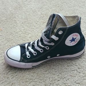 White and black converse